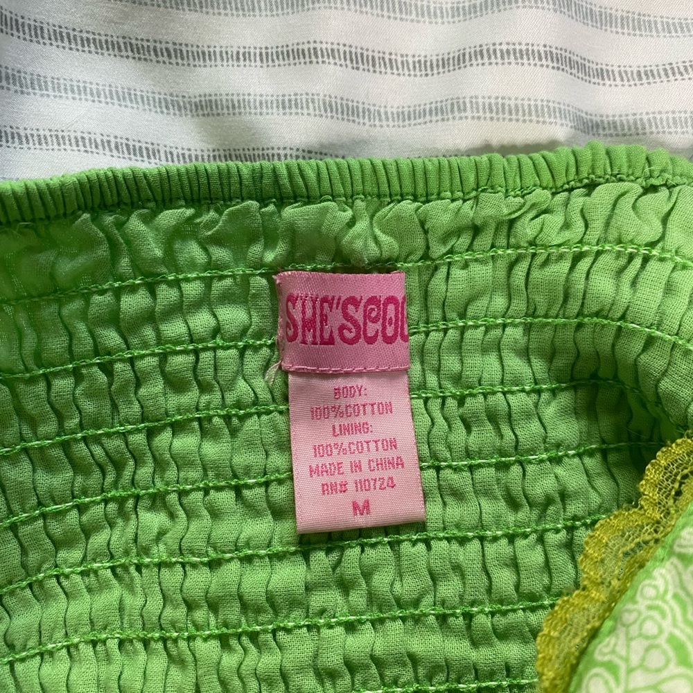GREEN 2000s DRESS - Picture 3 of 3